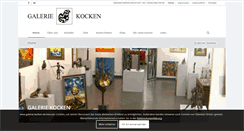 Desktop Screenshot of galerie-kocken.de